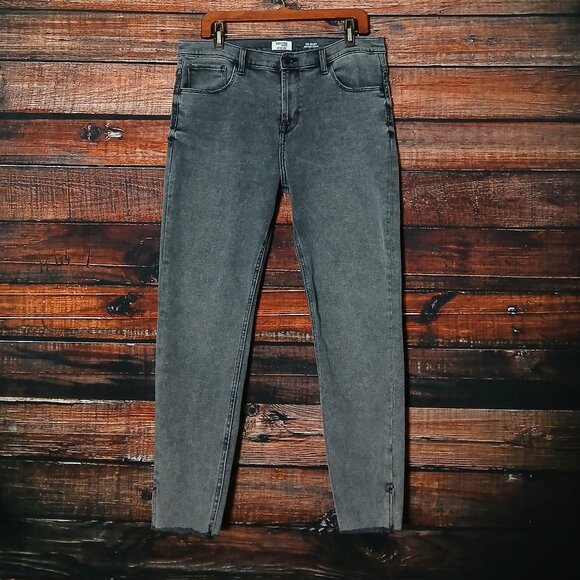 Kensie Jeans Size 14 Luxe Vintage Kelsey High Rise Skinny Gray - Picture 2 of 10